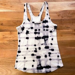 Lululemon Studio Racerback Tank Ghost Weave White